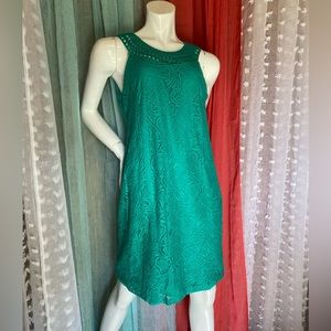 J. Howard Turquoise Sleeveless Dress. Size 12. Like new.